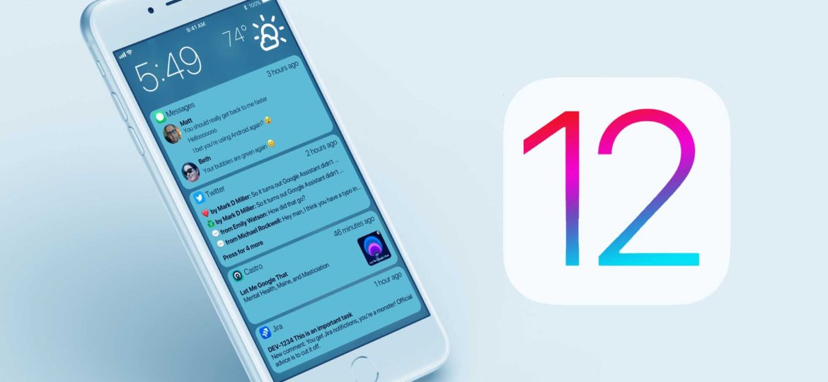 iOS 12 Public beta 6