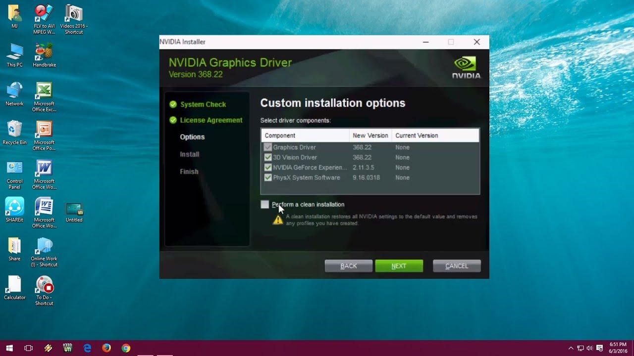 open up nvidia control panel windows 10